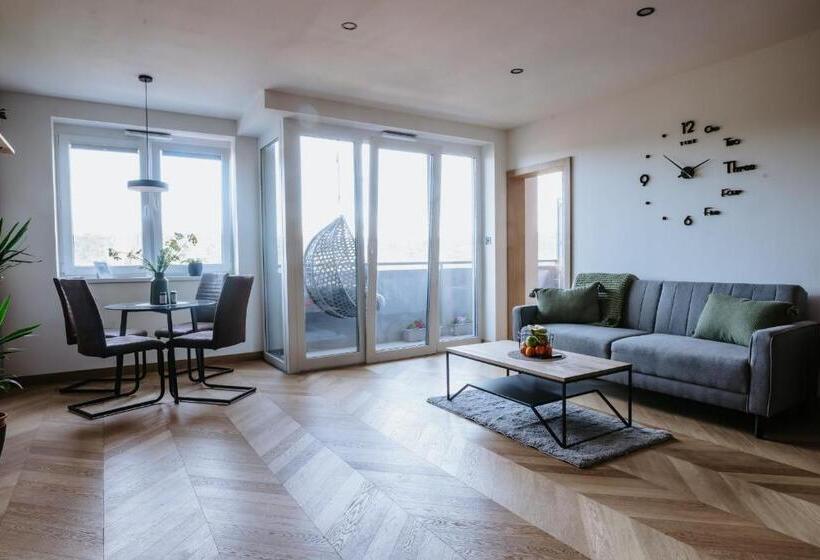 Minimalist Design Penthouse Kosice Old Town