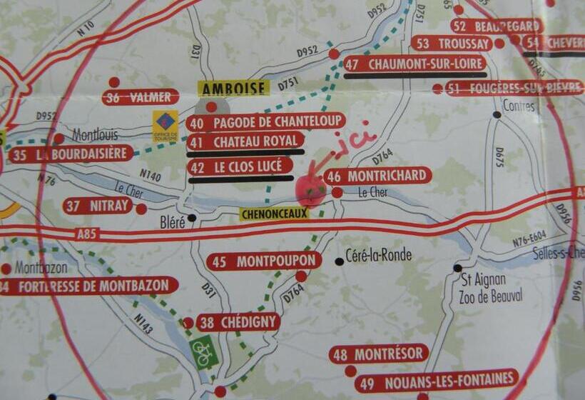 مبيت وإفطار 18 Châteaux Et Beauval Sur Un Rayon De 30 Km