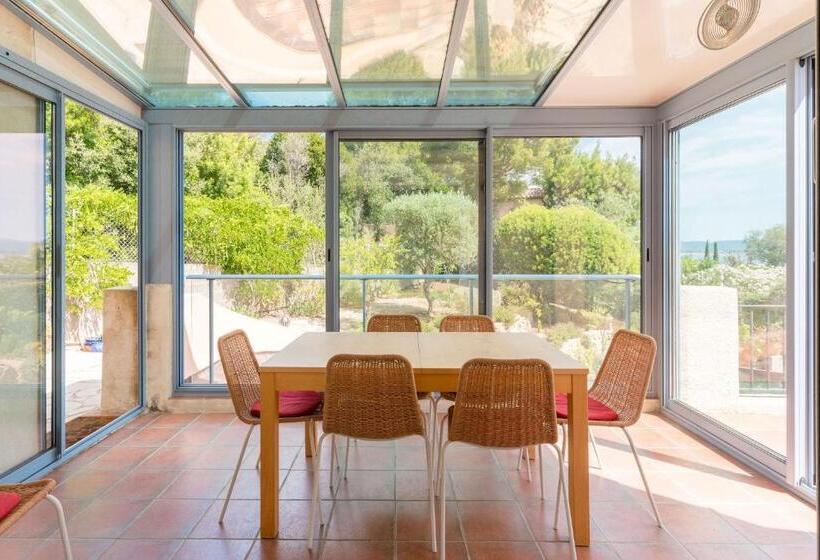 Villa Vue Mer Presqu Ile De Giens Avec Piscine