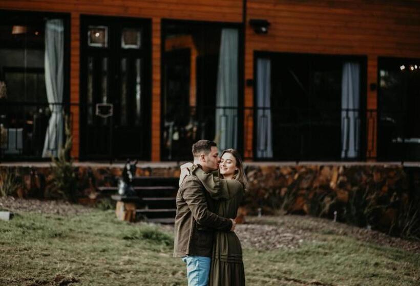 Cabana Horses La Contemporanea Próximo A Cidade E Vista Ponto Turístico Pedra Morro Do Campestre