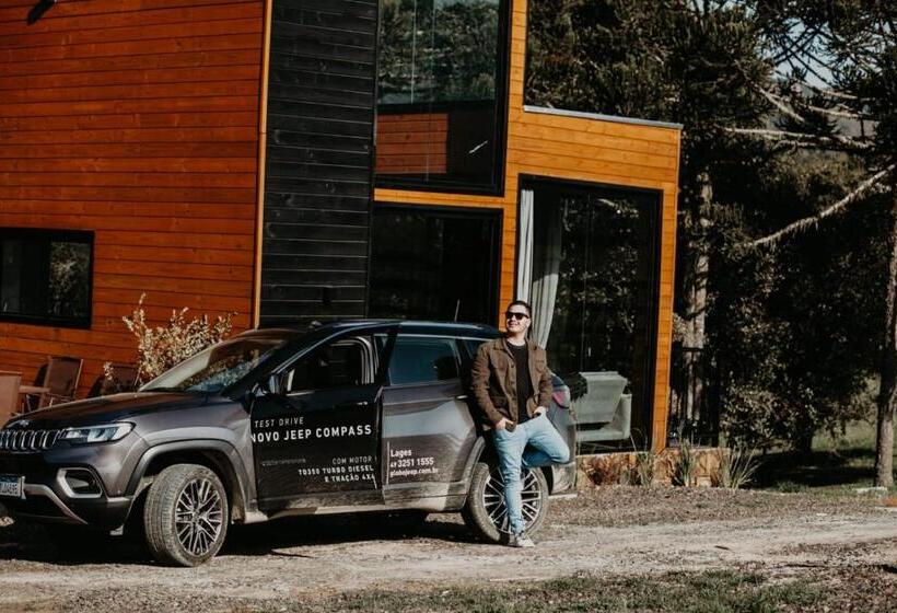 Cabana Horses La Contemporanea Próximo A Cidade E Vista Ponto Turístico Pedra Morro Do Campestre