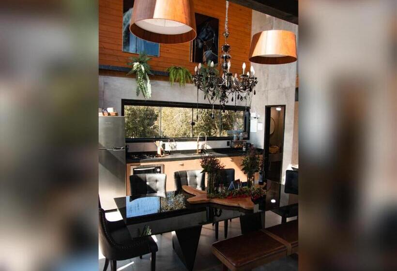 Cabana Horses La Contemporanea Próximo A Cidade E Vista Ponto Turístico Pedra Morro Do Campestre