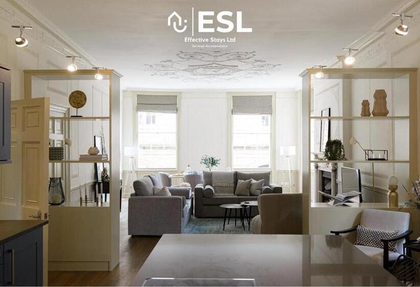 Most Central Luxury Grade 2 Listed Apartment Overlooking Shrewsbury Square   Free Parking