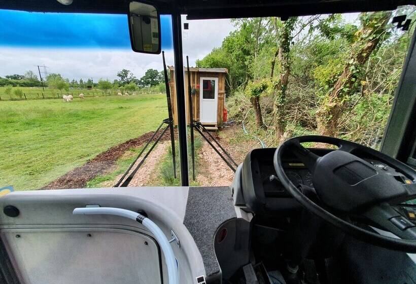 Double Decker Bus On An Alpaca Farm Sleeps 8, 5 Mins Drive To Dartmoor