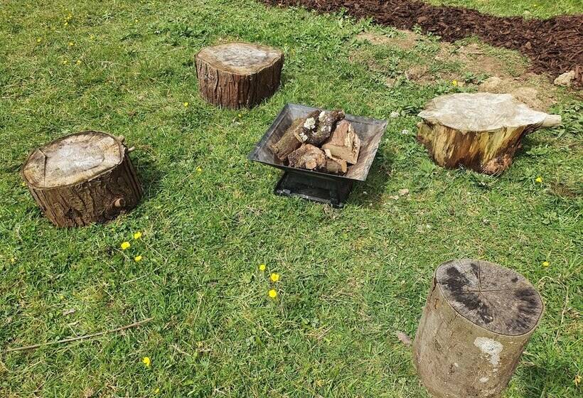 Double Decker Bus On An Alpaca Farm Sleeps 8, 5 Mins Drive To Dartmoor