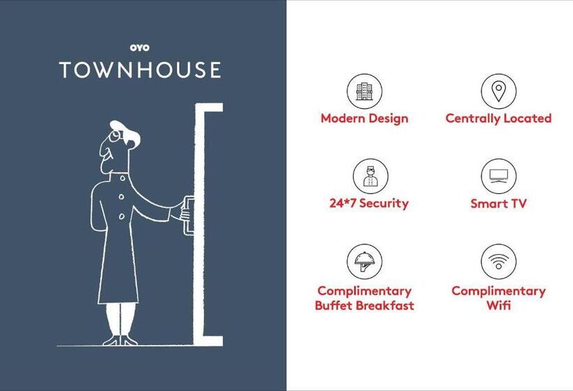 فندق Townhouse Rudra Inn Near Chhatarpur Metro Station