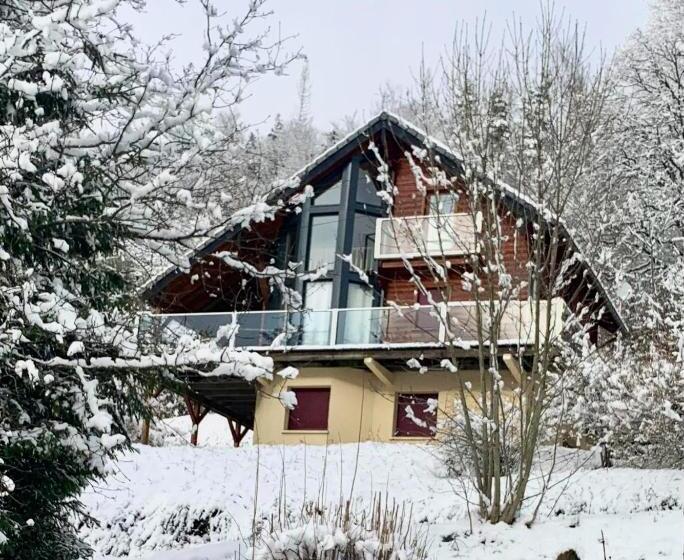 Chalet Chaleureux A Basse Sur Le Rupt Vue Montagne Superbe