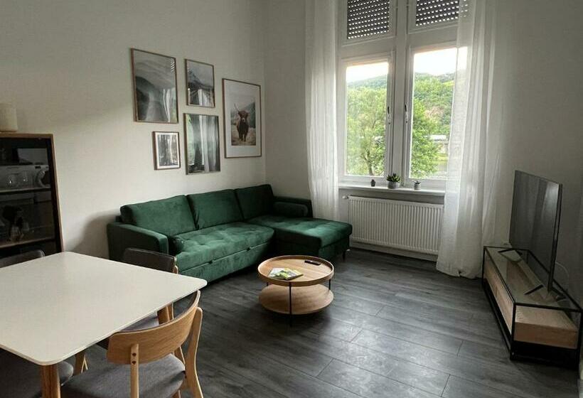 Direkter Moselblick I Altbau I 4 Personen I Terrasse