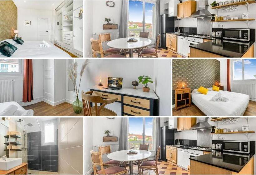 Homey Coloc Gatsby   New, Parking Gratuit, Proche Gare, Balcons Privés, établissement élégant Et Mod