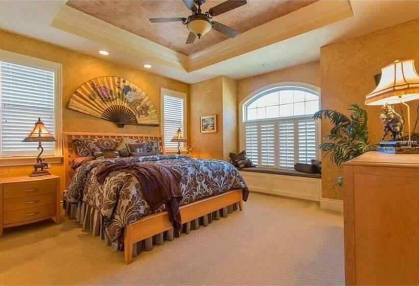 Large Mediterranean Oasis   Water Views & Pool