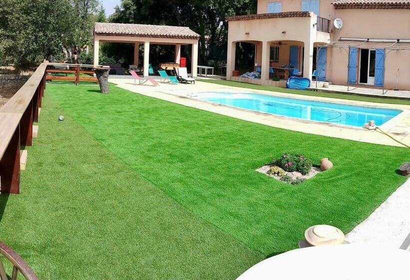 Grande Villa Avec Piscine Sous Les Chênes