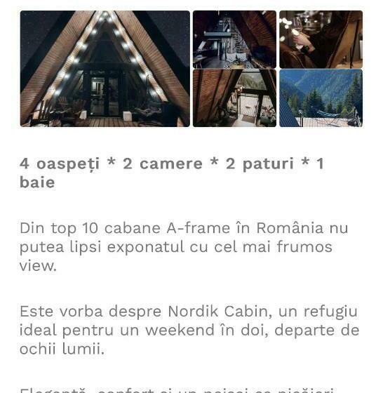 Nordik Cabin Aframe With 2 Bedrooms