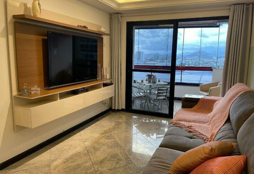 Apart Amplo E Charmoso Na Praia Da Costa