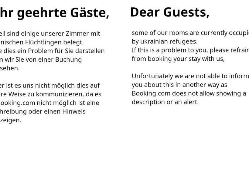 ホテル Gästehaus Zabeltitz