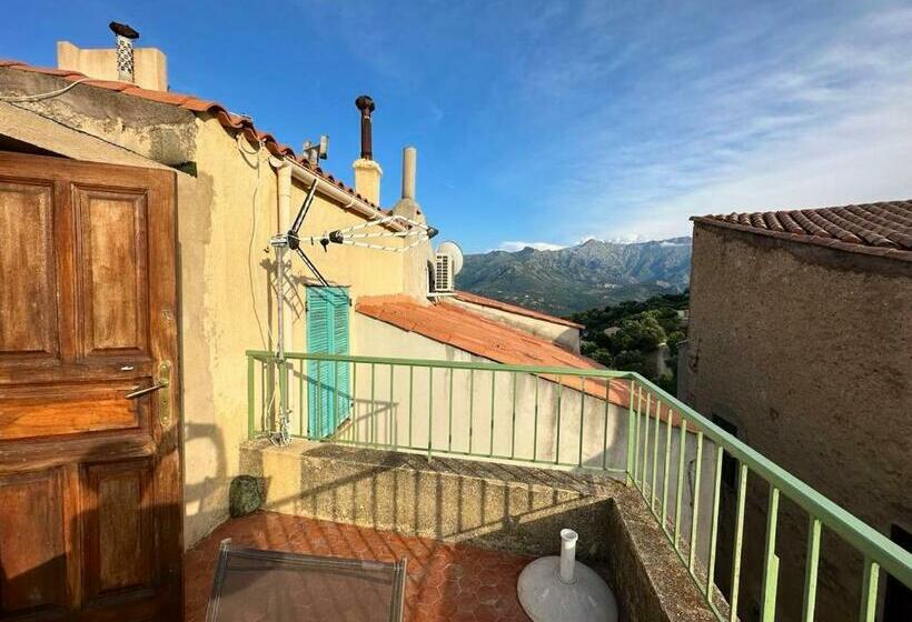 Appartement De 2 Chambres Avec Terrasse Amenagee Et Wifi A Santa Reparata Di Balagna A 5 Km De La Pl