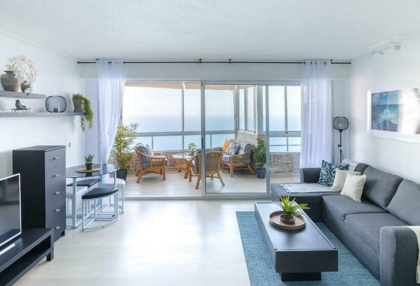 Blue Dream: Panoramic View On Heights Over The Sea