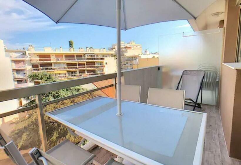 Juan Les Pins Centre   Studio Neuf Avec Terrasse   3 Mins Des Plages   Jazz Apartment