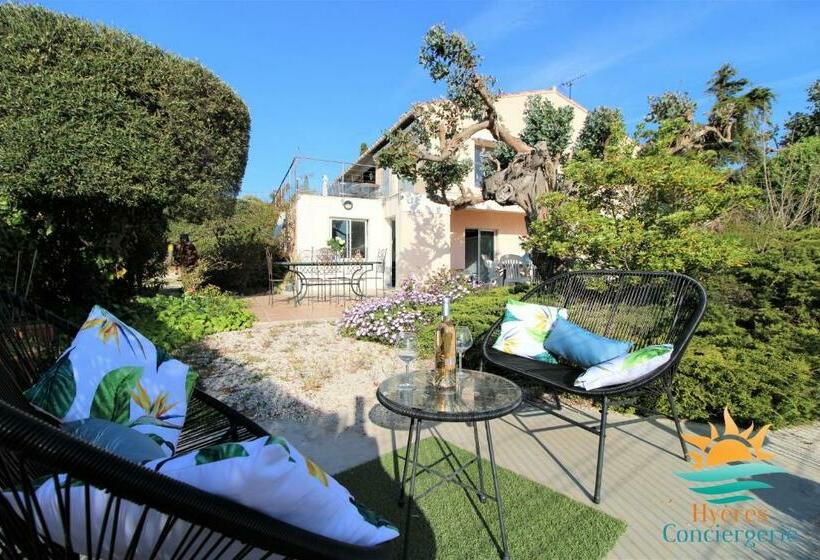 Giens Rdj T3 Indépendant Terrasse Vue Mer By Hc