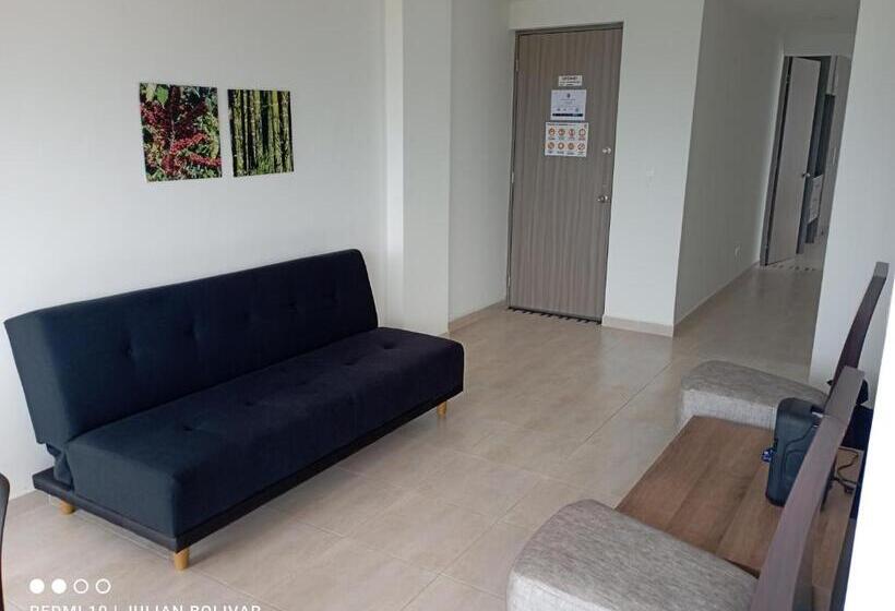 Apartamento Con Vista Espectacular A 5 Minutos Del Parque Del Café