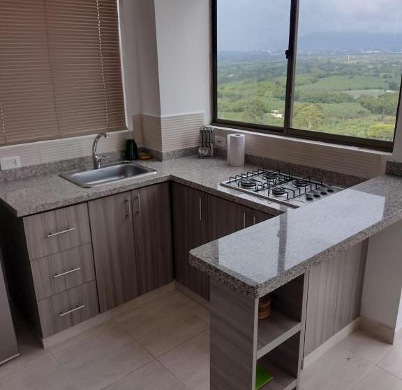 Apartamento Con Vista Espectacular A 5 Minutos Del Parque Del Café