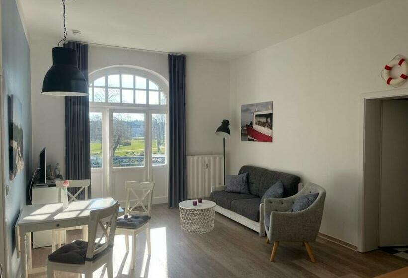 Haus Am Park Whg 24 Balkon Mit Meerblick