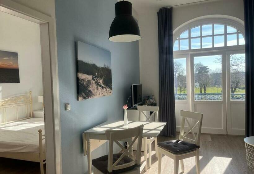 Haus Am Park Whg 24 Balkon Mit Meerblick