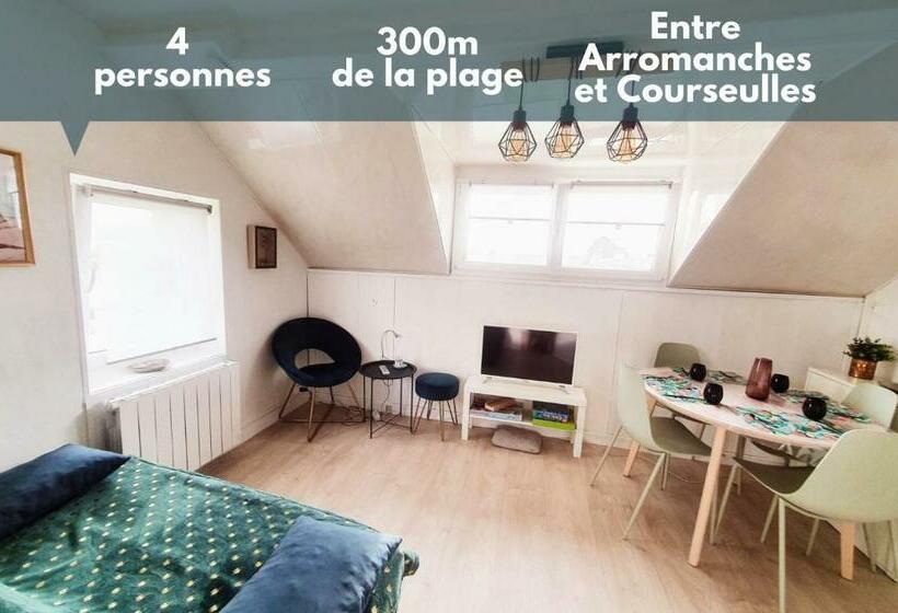 Appt Cosy   300m Plage Proche Arromanches Et Bayeux