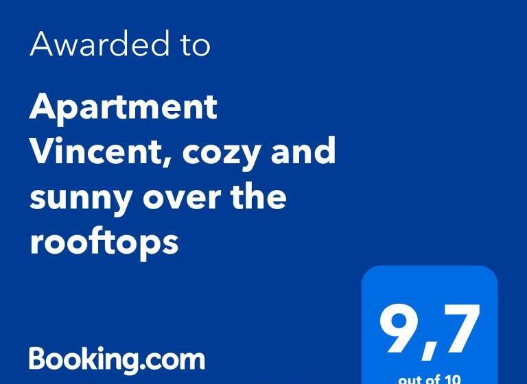 Apartment Vincent, Cozy And Sunny Over The Rooftops