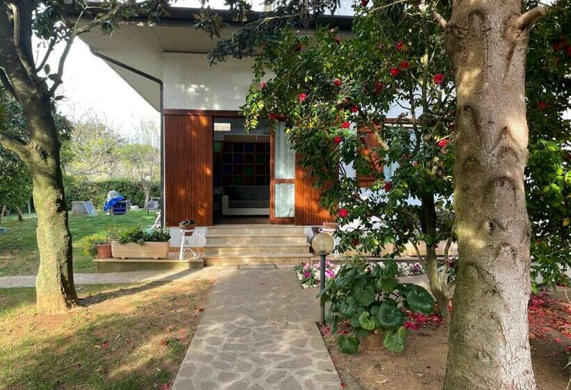 Appartamento In Villa Con Giardino Vicino Al Mare