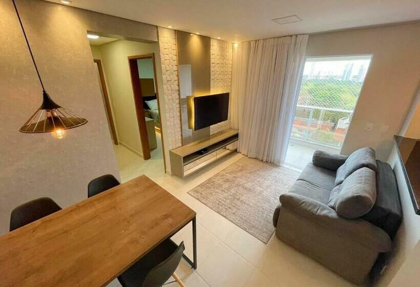 Palmas Experience Apartamento Brisa, No Centro, Vista Lago!