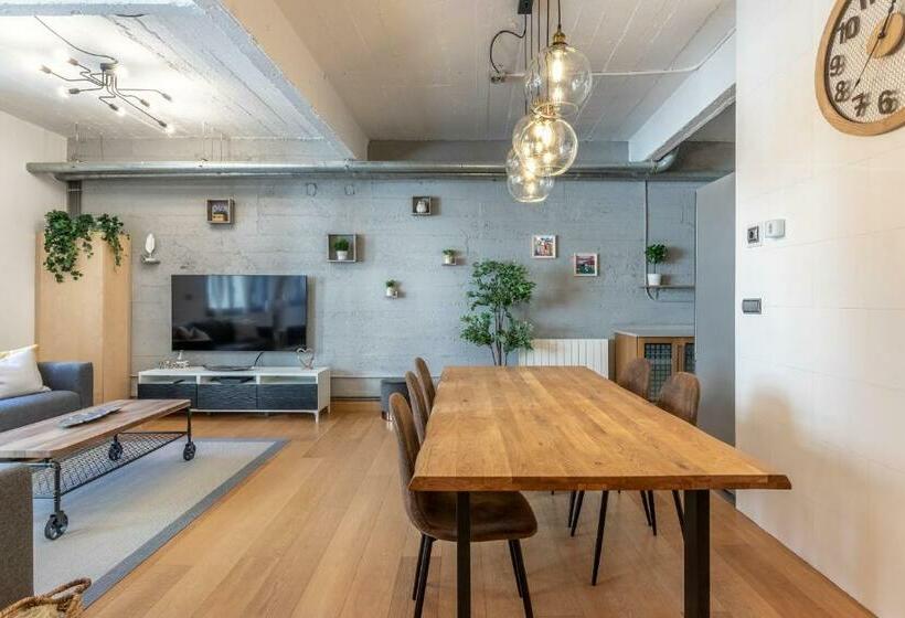 New! Lovely 3 Bedroom Loft In Bilbao