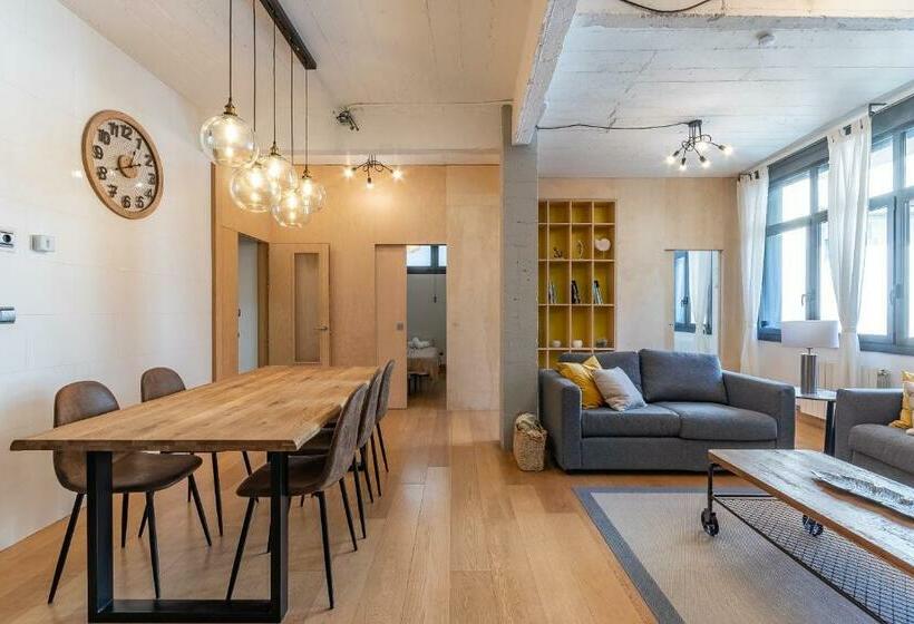 New! Lovely 3 Bedroom Loft In Bilbao