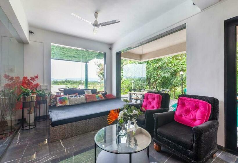 Stayvista S Vine & Splash   Riverside Villa With An Infinity Pool And Indoor Games