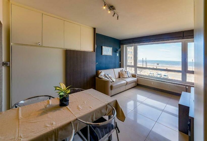 Splendid Seaview   Ostend Luxury Studio 4 Persons At Beach And Sea