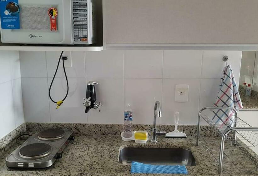 Flat Com Wifi, Pisicina E Estacionamento