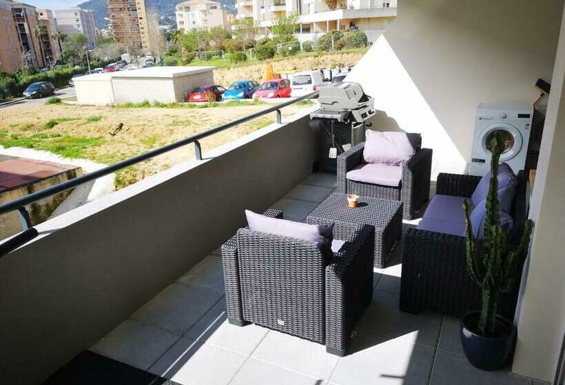 Agréable T2 Neuf Ajaccio Climatisé Wi Fi