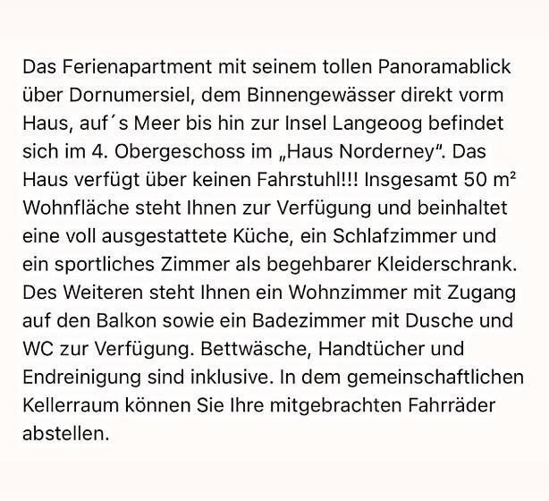 Meerblick Apartment Blaue Nordseewelle