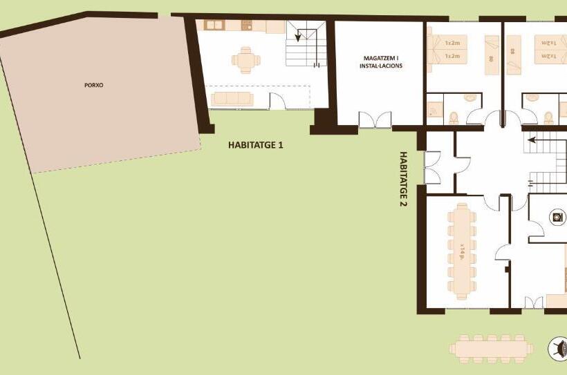 Casa Rural Con Jardín Privado