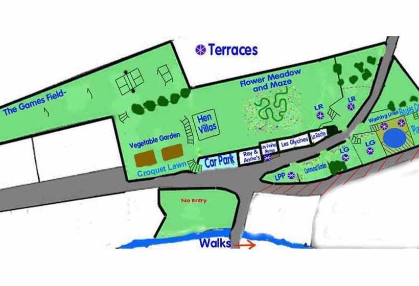 La Roche Gite At Les Glycines Gites With Pool,games Field In A Peaceful,rural Setting