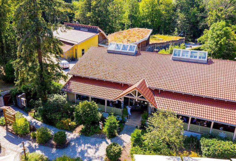 ホテル Forsthaus Thiemsburg Im Nationalpark Hainich