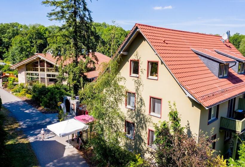ホテル Forsthaus Thiemsburg Im Nationalpark Hainich