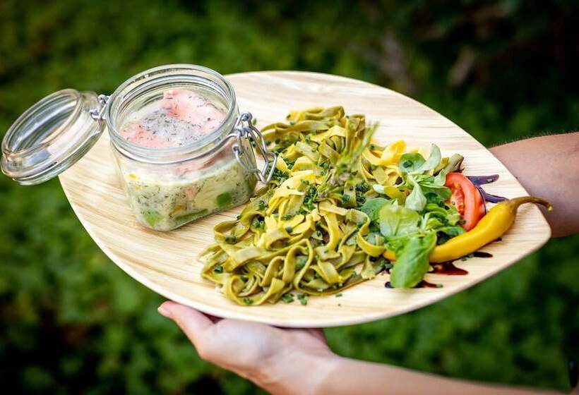 ホテル Forsthaus Thiemsburg Im Nationalpark Hainich