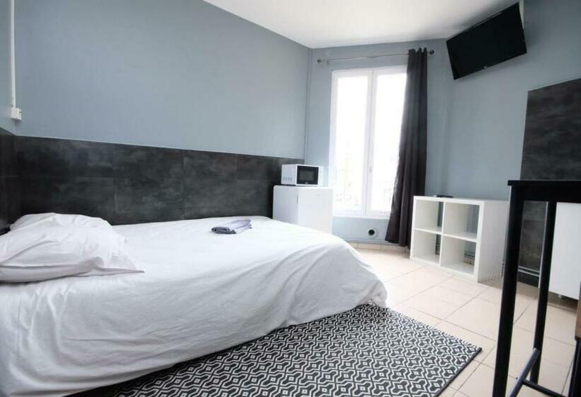 住宿加早餐  03  Chambre Avec Lit Double Proche Paris Et Transports Wifi