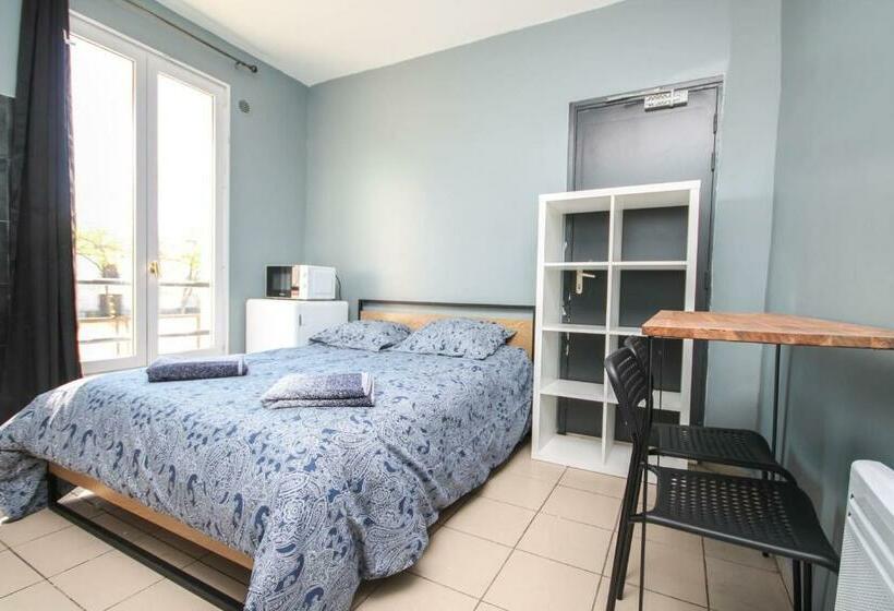 住宿加早餐  03  Chambre Avec Lit Double Proche Paris Et Transports Wifi
