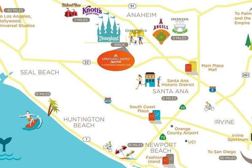 酒店 Springhill Suites By Marriott At Anaheim Resort Area/convention Center