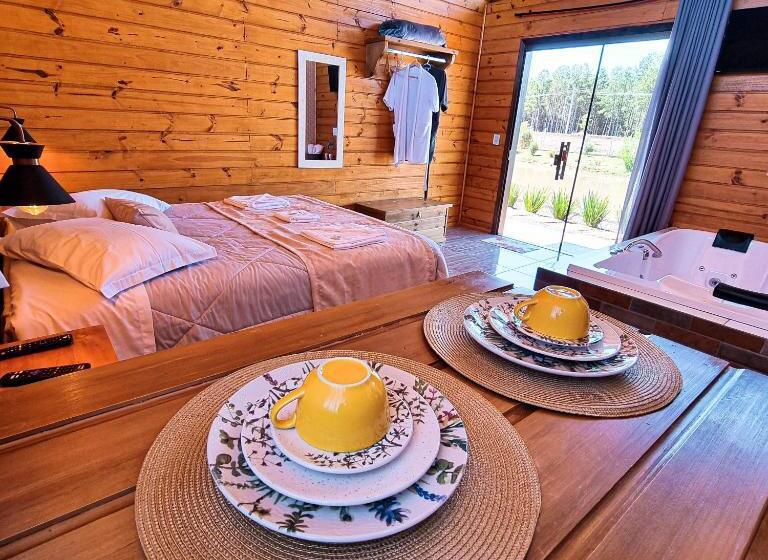 膳宿费 Cabanas Colina Do Sol