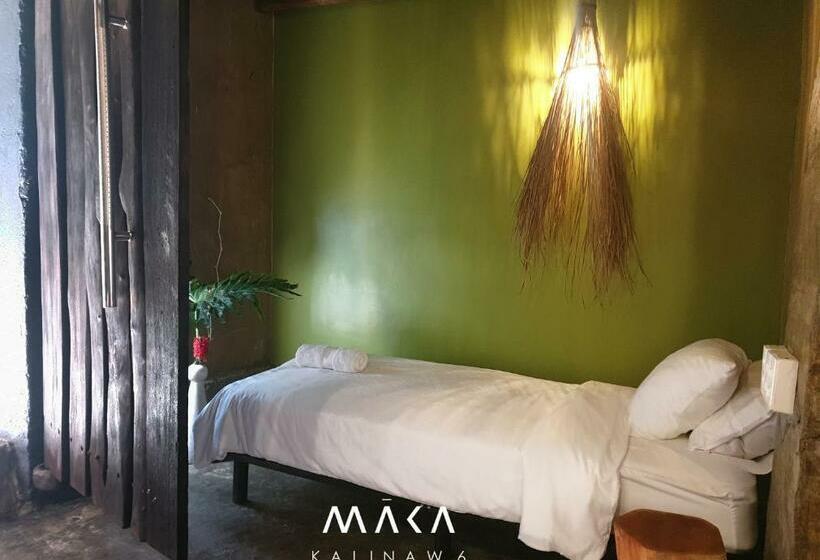 مبيت وإفطار Maka Kalinaw 6 Wabi Sabi Room, Forest And Garden View