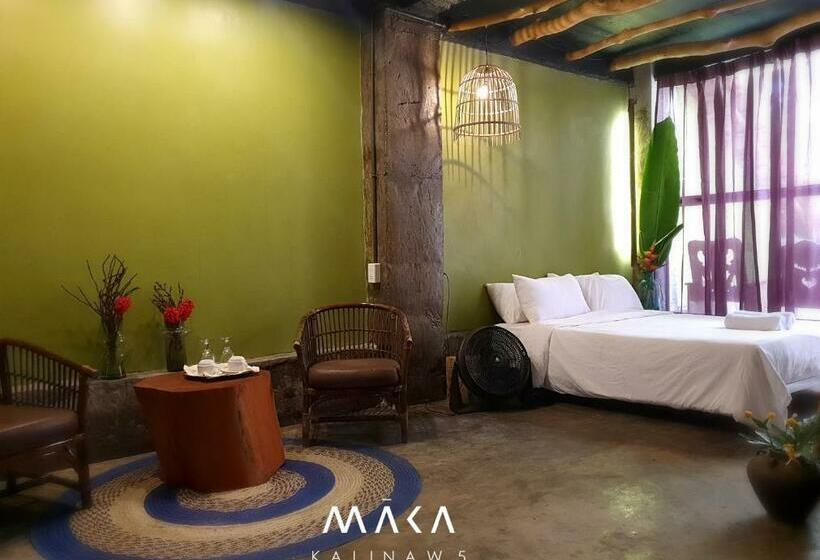 مبيت وإفطار Maka Kalinaw 6 Wabi Sabi Room, Forest And Garden View