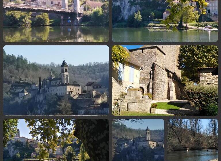 Пансион A Deux Pas De St Cirq Lapopie, La Chambre Du Cocher Des Murets De L Isa