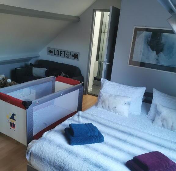 민박 Agréable Chambre D’hôte à La Campagne